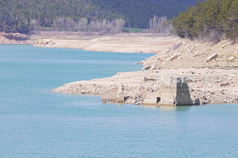 Sant Ponç Reservoir, Drought during 2023 Catalonia, Spain